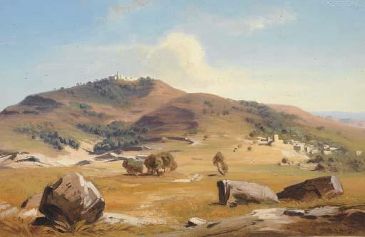 August Löffler - View of Bethany In Palestine