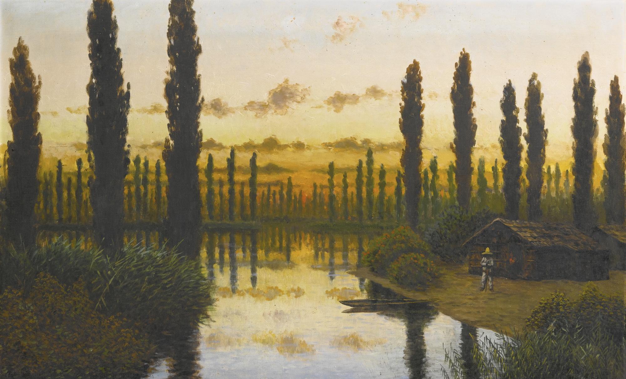 August Löhr - Garden Of Xochimilco