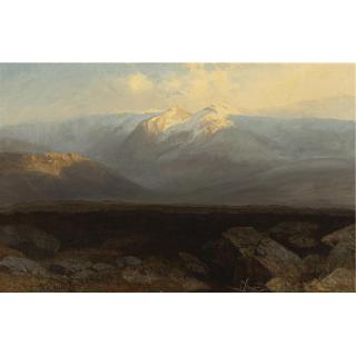 August Löhr - View Of Iztaccíhuatl, Mexico