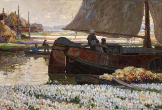 August Lüdecke-Cleve - »Tulpen aus Amsterdam«