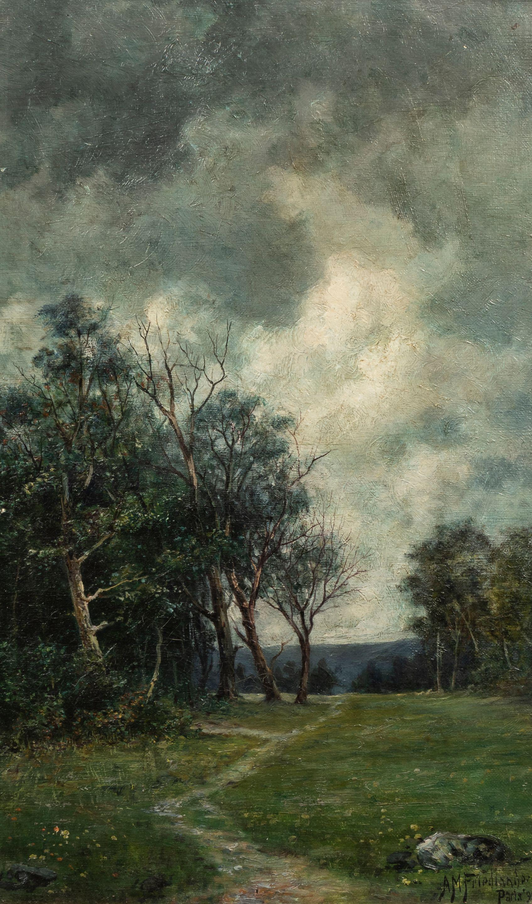 August M. Friedlander - Path Along the Meadow\'s Edge