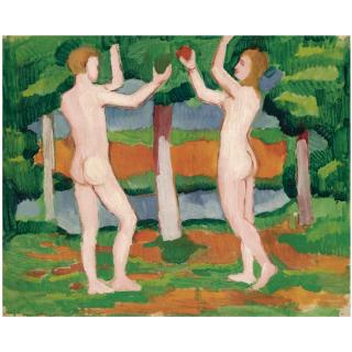 August Macke - Adam Und Eva (Adam And Eve)
