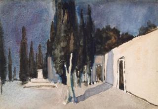 August Macke - Bühnenbildentwurf zur \