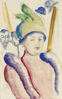 August Macke - Dame Mit Boa