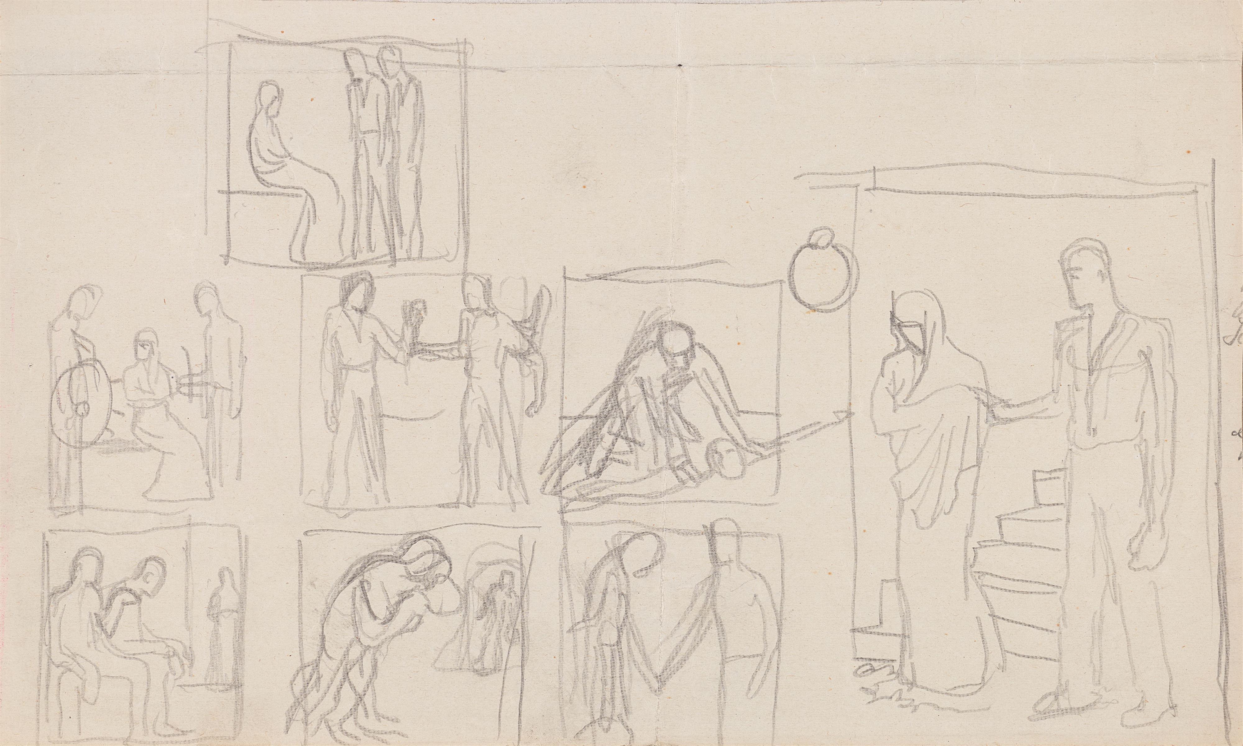 August Macke - Illustration zu Wilhelm Schmidtbonn \