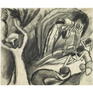 August Macke - Klagende (Grieving Woman)