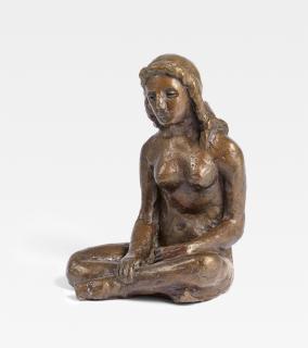 August Macke - Sitzende