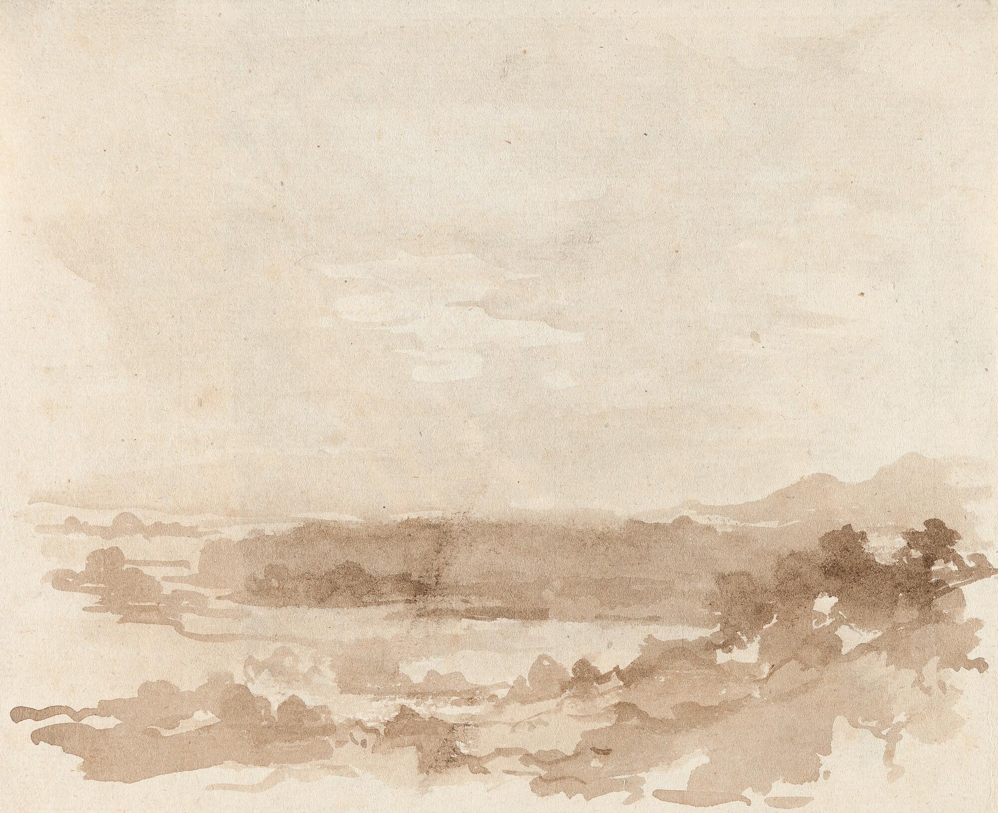 August Richter - Böhmische Landschaft