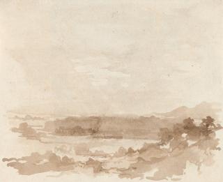 August Richter - Böhmische Landschaft