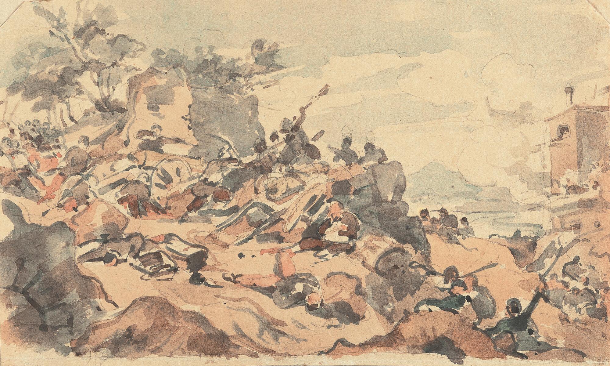 August Richter - Die Schlacht