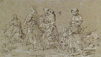 August Richter - Heimkehr von der Kartoffelernte