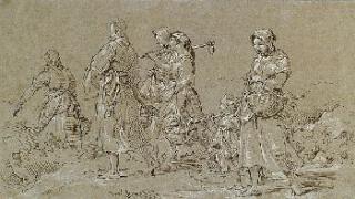 August Richter - Heimkehr von der Kartoffelernte