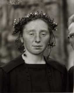 August Sander - Peasant Bride, Westerwald, 1924