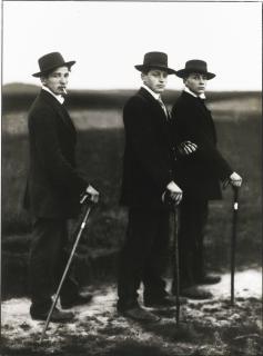 August Sander - ‘Three Young Farmers On Their Way To A Dance, Westerland’