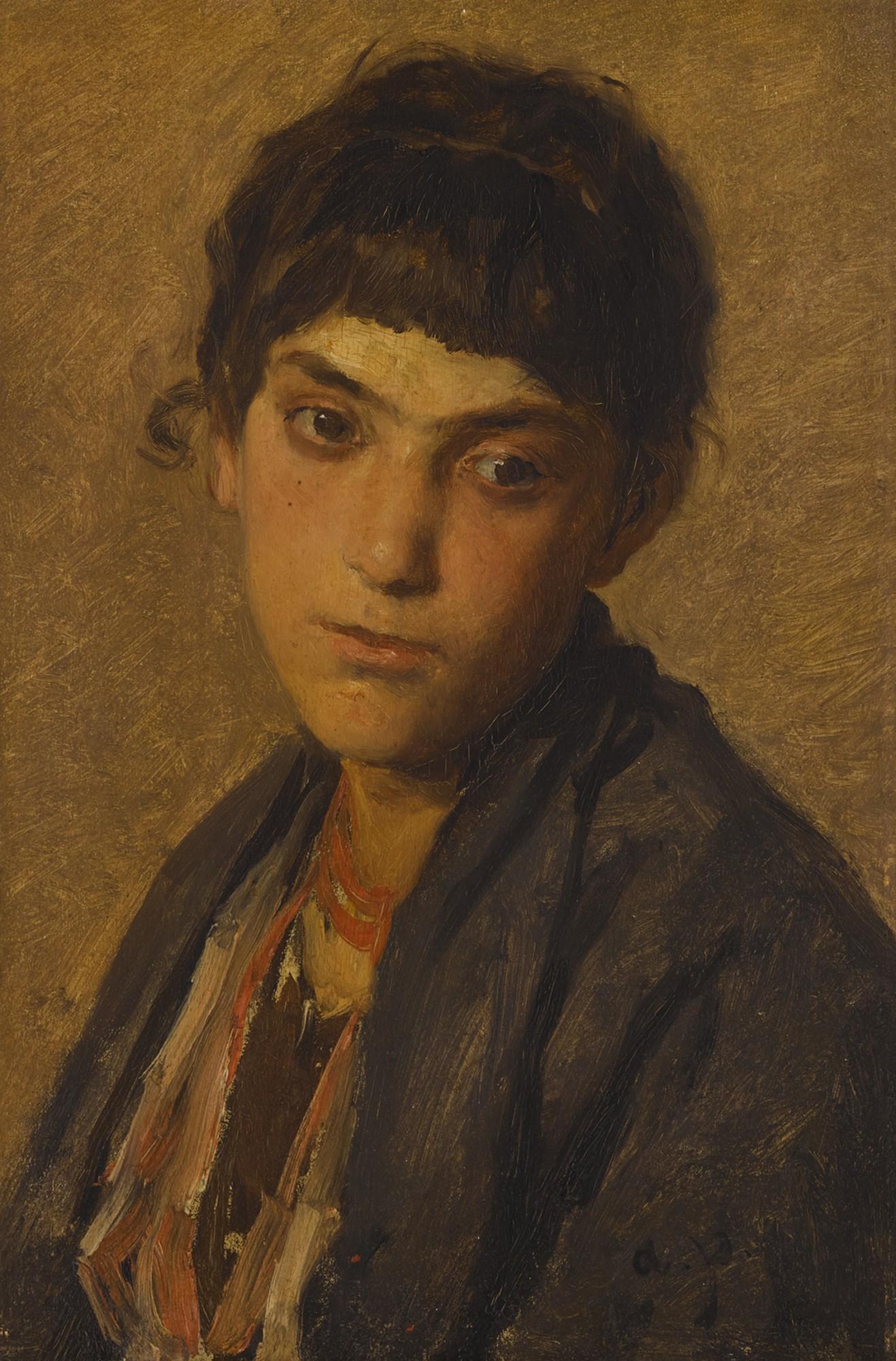 August von Pettenkofen - A Thoughtful Pause