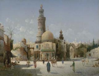 August von Siegen - An Oriental Town