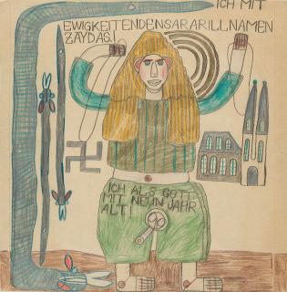 August Walla - „Ich als Gott mit neun Jahr“.