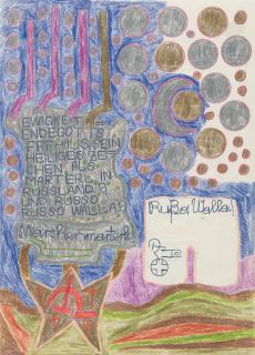 August Walla - Recto: Ohne Titel – Verso: Ohne Titel