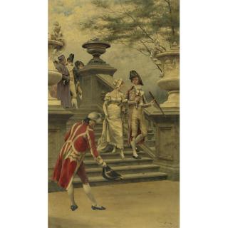 August Wilhelm Nikolaus Hagborg - Swedish Newly Married