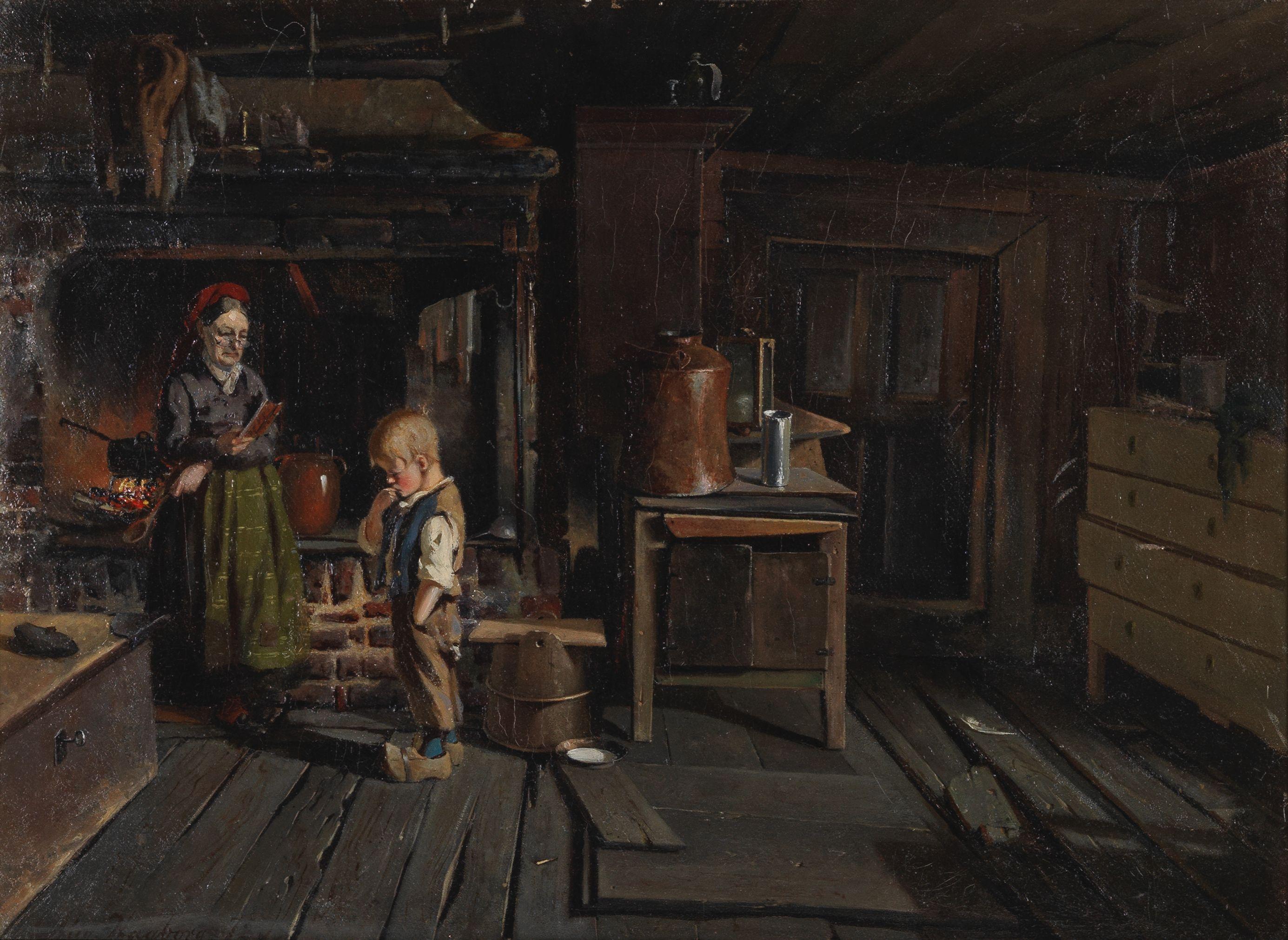 August Wilhelm Nikolaus Hagborg - The reprimand