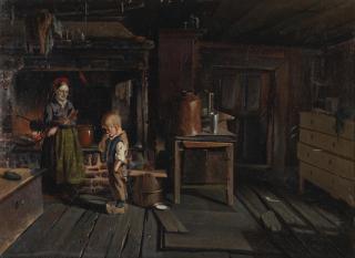 August Wilhelm Nikolaus Hagborg - The reprimand