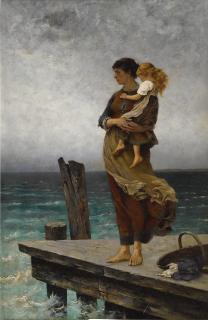 August Wilhelm Nikolaus Hagborg - Waiting