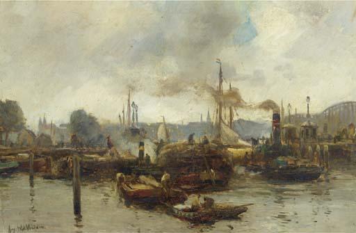 August Willem Van Voorden - Harbour activities, Rotterdam