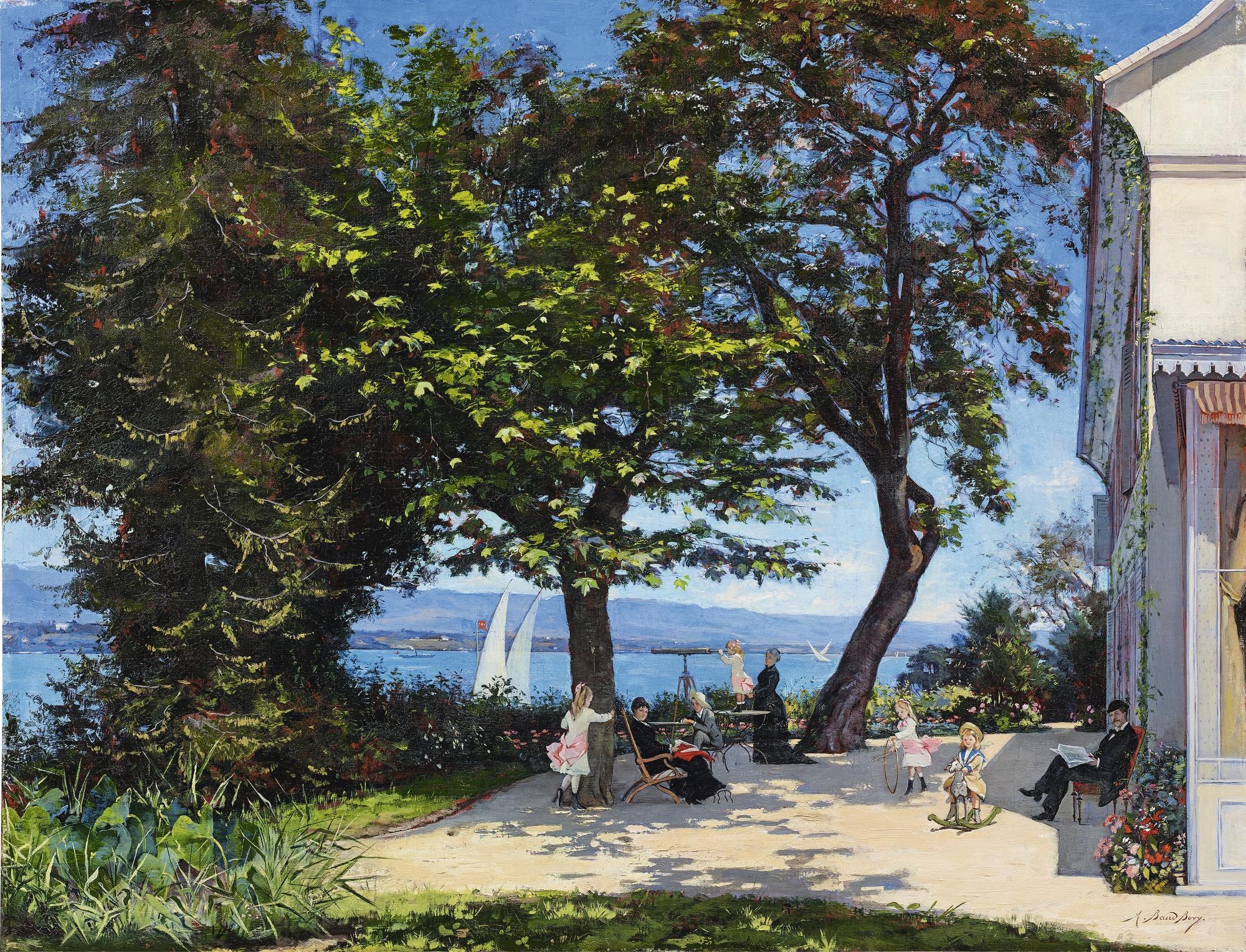 Auguste Baud-Bovy - Paysage De Port-Tunnel