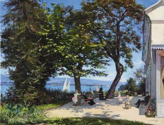 Auguste Baud-Bovy - Paysage De Port-Tunnel