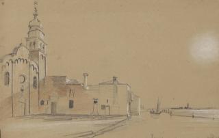 Auguste Borget - Vue De Venise