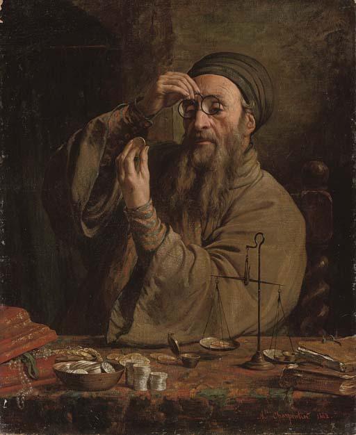 Auguste Charpentier - The money lender