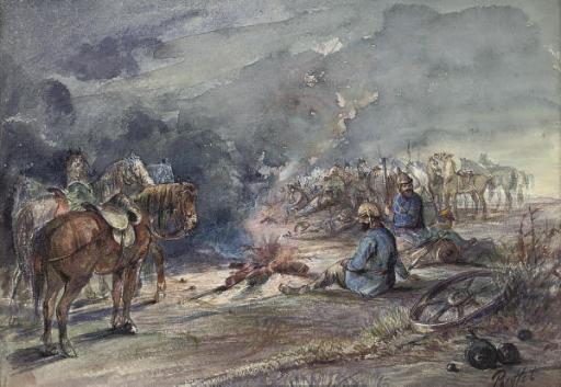 Auguste-Denis-Marie Raffet - After the battle