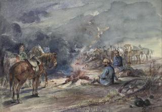 Auguste-Denis-Marie Raffet - After the battle