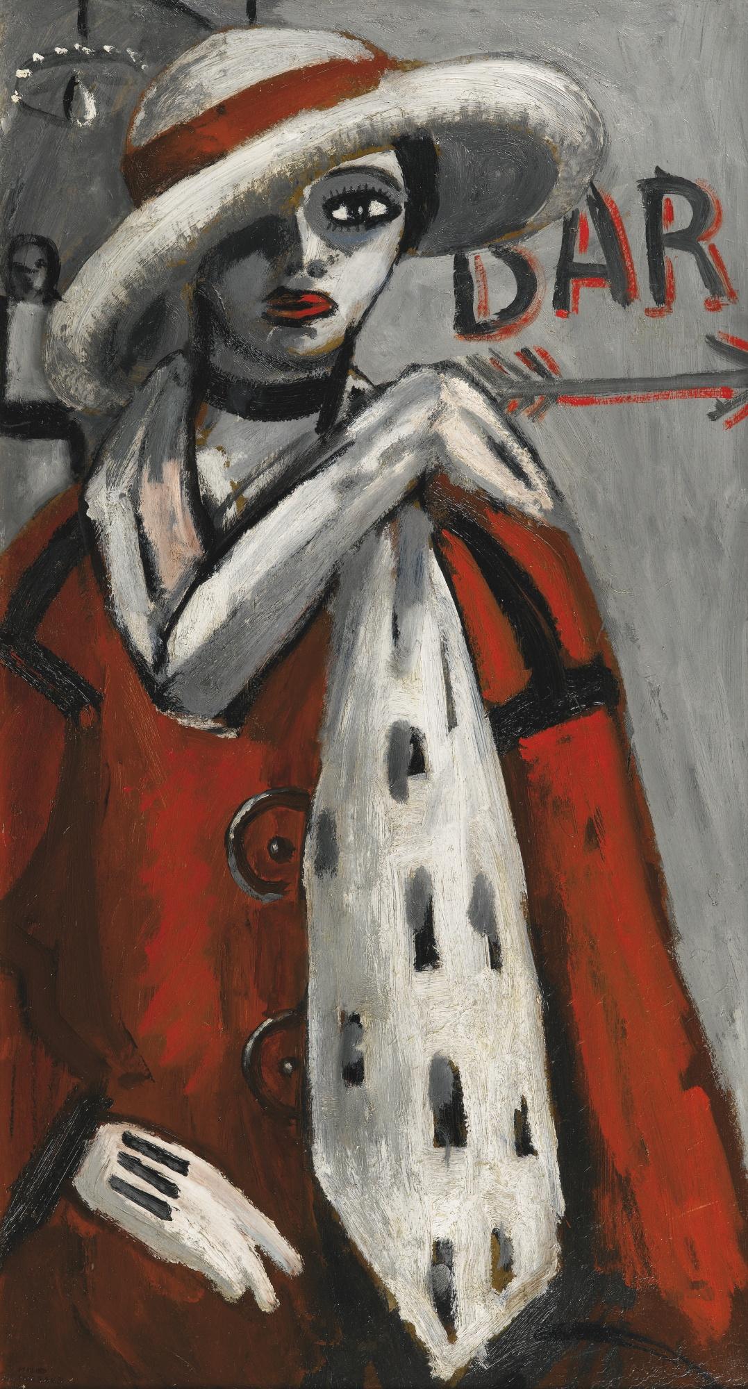 Auguste-Elysée Chabaud - Femme À L\'Étole De Fourrure