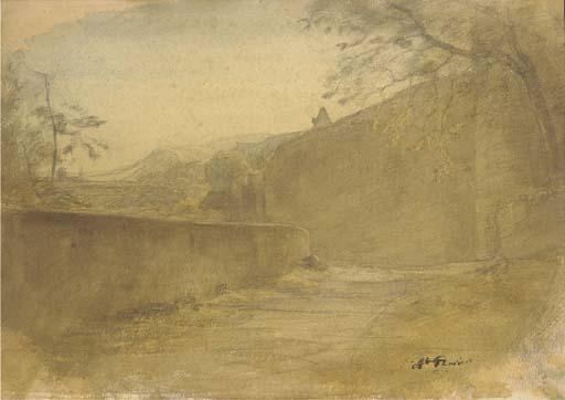 Auguste-Francois Ravier - Paysage En Isère