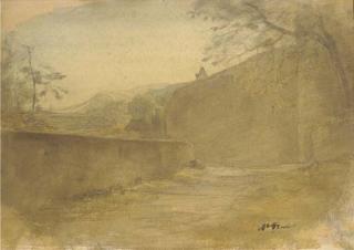 Auguste-Francois Ravier - Paysage En Isère