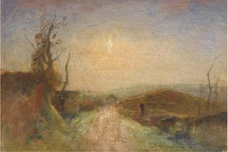 Auguste-Francois Ravier - Paysage Ensoleillé