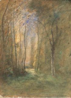 Auguste-Francois Ravier - Rayons de Soleil À L\'Orée du Bois