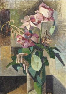 Auguste Herbin - Bouquet de roses