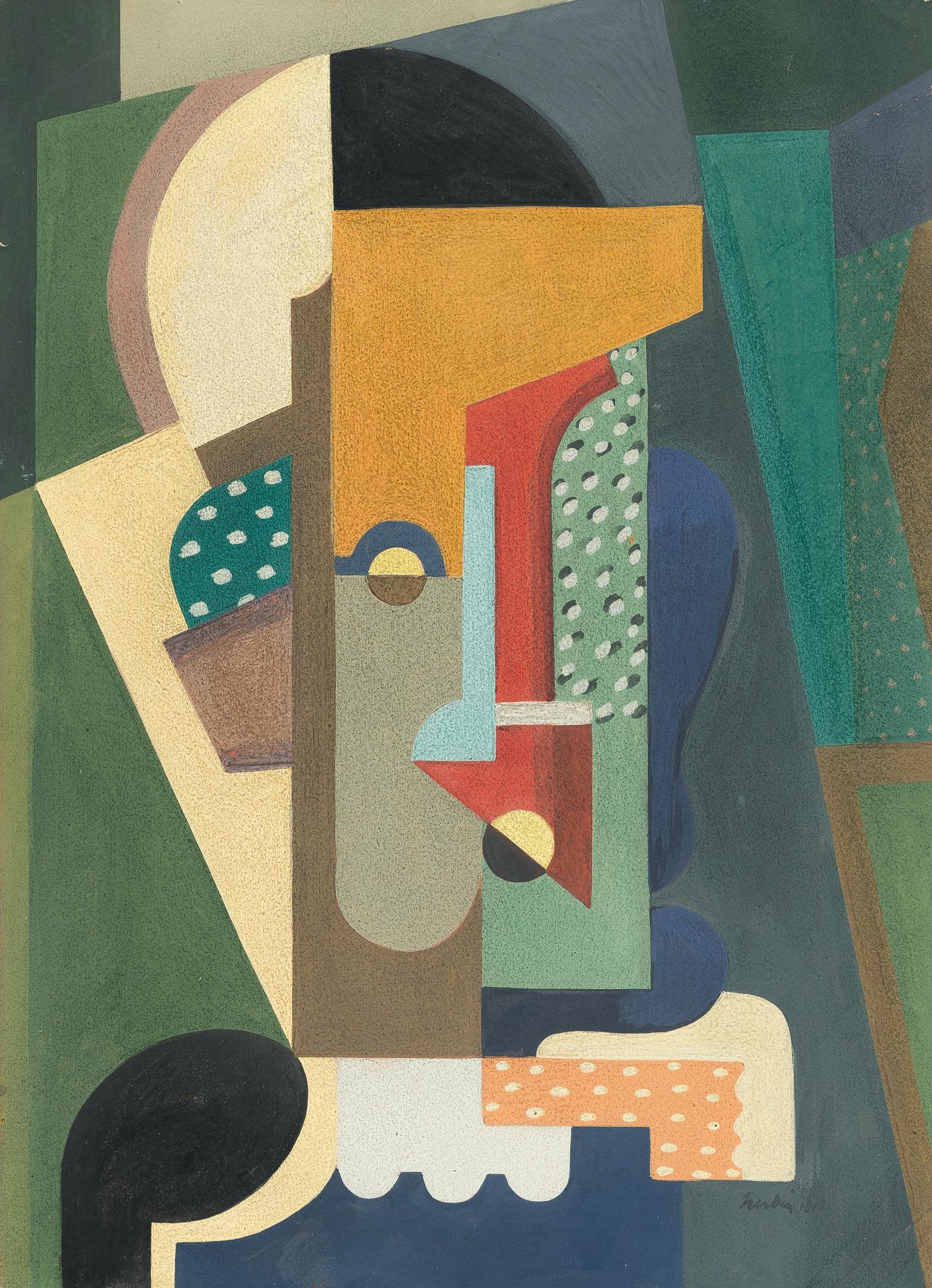 Auguste Herbin - Composition cubiste