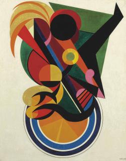 Auguste Herbin - Composition inspirée par la danse