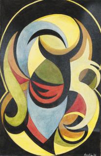 Auguste Herbin - Composition: Realité spirituelle