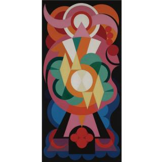Auguste Herbin - Composition Sur Les Noms Communs: Ange, Lion, Fauvette