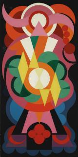 Auguste Herbin - Composition Sur Les Noms Communs: Ange, Lion, Fauvette 