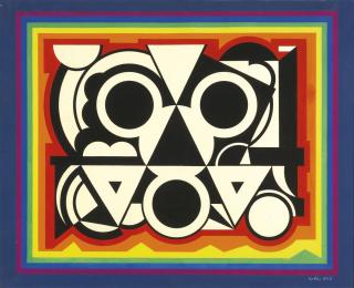 Auguste Herbin - French Composition Sur Les Mots \