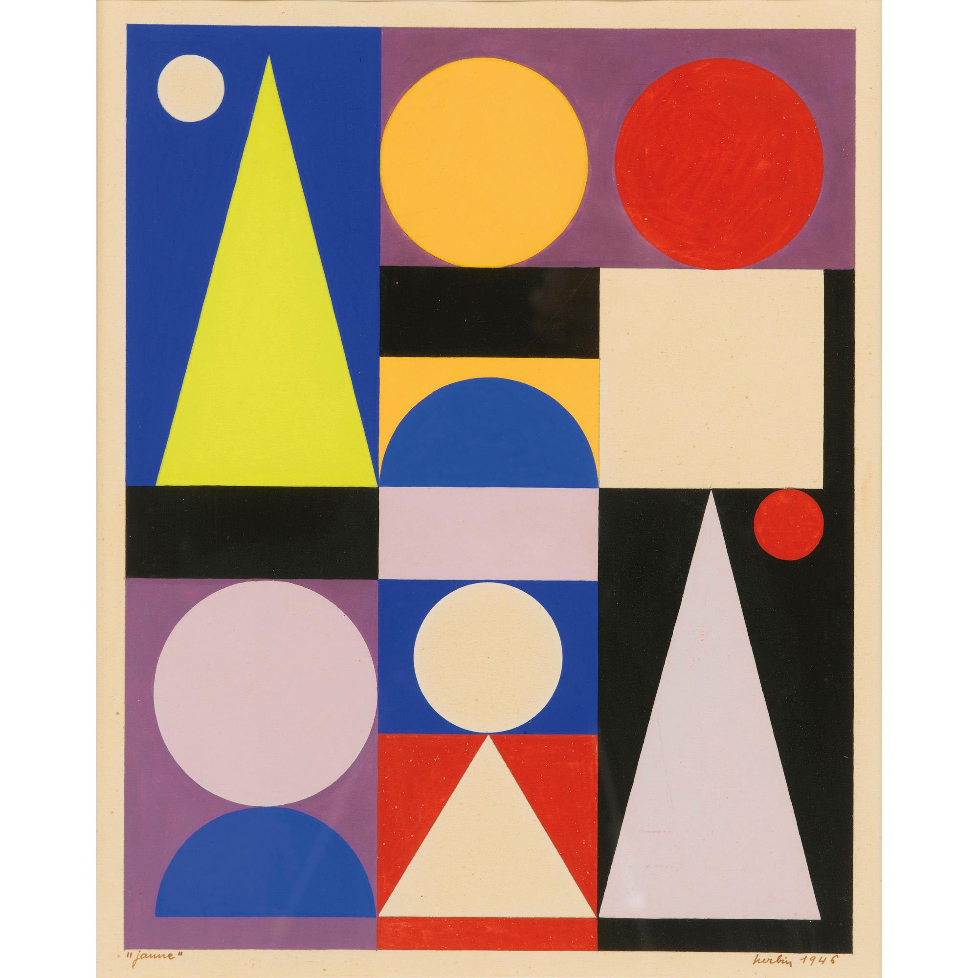 Auguste Herbin - Jaune