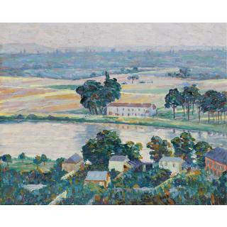 Auguste Herbin -  La Côte Des Bois À La Roche-Guyon