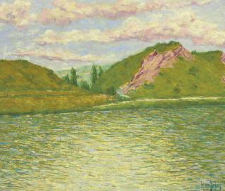 Auguste Herbin - La Seine aux Andelys