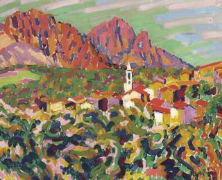 Auguste Herbin - Le matin, Corse