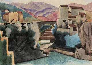 Auguste Herbin - Le Pont De Reynès